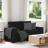 vidaXL 2-Seater Sofa&nbsp;Black 160x77x82 cm Fabric