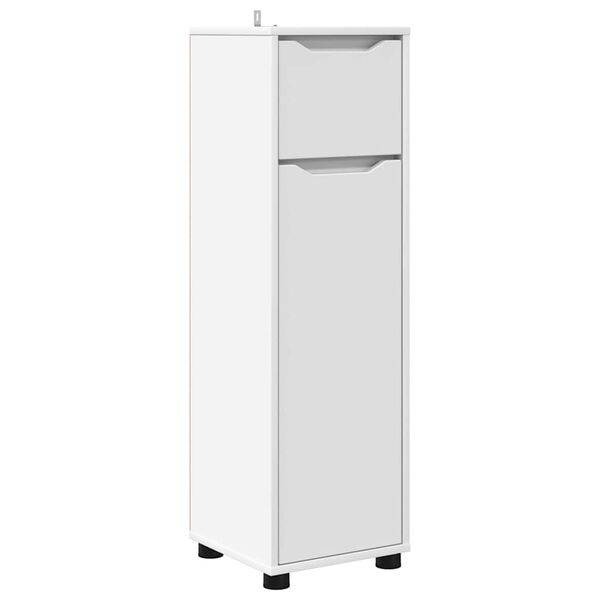 vidaXL Bathroom Cabinet White 30.5 x 30 x 101 cm Engineered Wood
