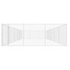 vidaXL Outdoor Dog Kennel Galvanised Steel 950x570x185 cm