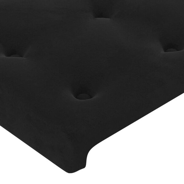 vidaXL Headboards 2 pcs Black 72 cm Velvet