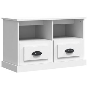 vidaXL TV Cabinet White 80x35x50 cm Engineered Wood