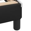 vidaXL Bed Frame without Mattress "Hvar" Black and White 180x200 cm King Faux Leather