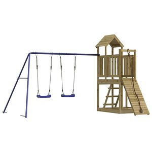 vidaXL Outdoor Playset Impregnated Wood Pine
