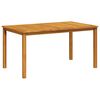 vidaXL Dining Table | Natural wood | Solid acacia wood | Medium | Durable
