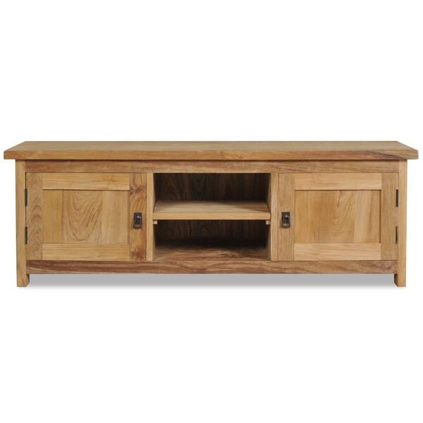 vidaXL TV Cabinet Solid Teak 120x30x40 cm