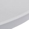 Standing Table Cover &Oslash;80cm White Stretch 2 pcs