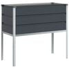 vidaXL Planter Anthracite 100 x 45 x 90 cm Galvanised Steel