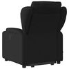 vidaXL Electric Stand up Massage Recliner Chair Black Fabric