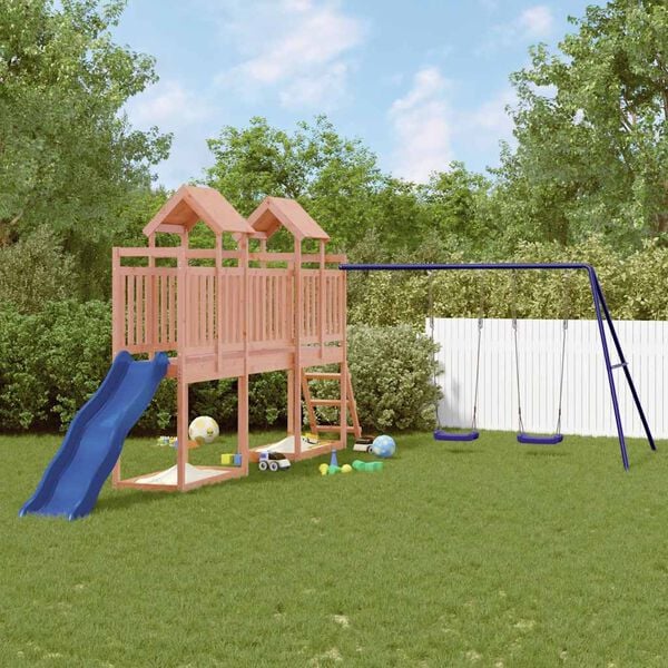 vidaXL Outdoor Playset Solid Wood Douglas