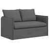 vidaXL Sofa Dark Grey 136 x 82 x 85 cm Fabric