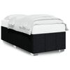 vidaXL Bed Frame without Mattress Black King Single Fabric