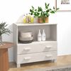 vidaXL Sideboard HAMAR White 85x35x80 cm Solid Wood Pine