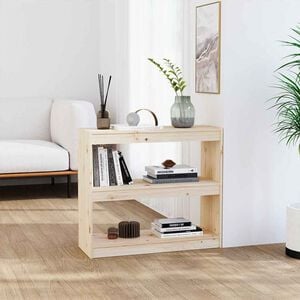 vidaXL Book Cabinet/Room Divider 80x30x71,5 cm Solid Wood Pine