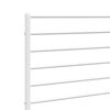 vidaXL Metal Replace Headboard White 180 cm