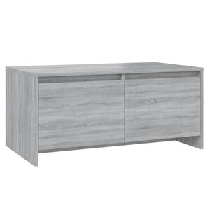 vidaXL Coffee Table Grey Sonoma 90x50x41.5 cm Engineered Wood