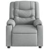 vidaXL Massage Recliner Chair Light Grey Fabric