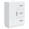 vidaXL Sideboard White 66 x 34.5 x 87 cm Engineered Wood