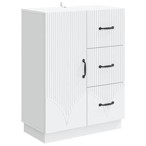 vidaXL Sideboard White 66 x 34.5 x 87 cm Engineered Wood
