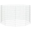 vidaXL Free Range Animal Enclosure 10-Panel 54x100 cm Galvanised Iron