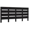 vidaXL Headboard Black 180x3x80 cm Solid Wood Pine