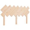 vidaXL Bed Headboard 151,5x3x81 cm Solid Wood Pine