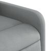 vidaXL Massage Recliner Chair Light Grey Fabric