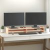vidaXL Monitor Stand 100x27x15 cm Solid Wood Pine