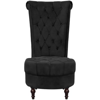vidaXL High Back Sofa Chair Black