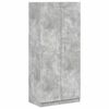 vidaXL Wardrobe Concrete Grey 90x52x200 cm Engineered Wood