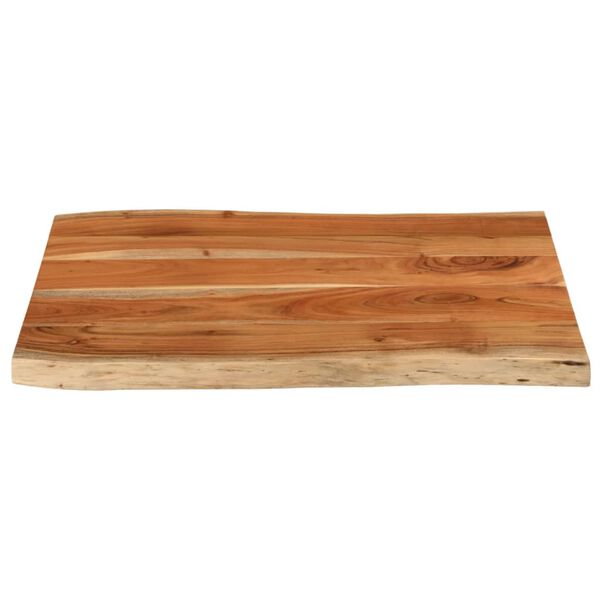 vidaXL Table Top 80x60x3.8 cm Rectangular&nbsp;Solid Wood Acacia Live Edge