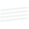 vidaXL Bookshelf Boards 4 pcs White 60x10x1.5 cm Engineered Wood