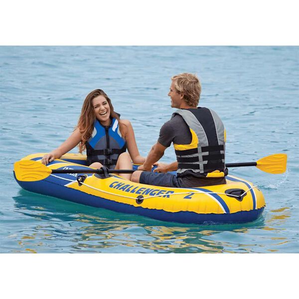 Intex Challenger 2 Set Inflatable Boat with Oars and Pump 68367NP