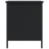 vidaXL Storage Bench Black 40x42.5x50 cm Engineered Wood