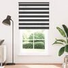 vidaXL Zebra Blind 120 x 230 cm Black