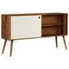 vidaXL Sideboard Solid Acacia Wood 118x30x66 cm