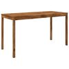 vidaXL Garden Bar Table Natural 196 x 80.5 x 105 cm Solid Acacia Wood
