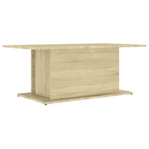 vidaXL Coffee Table Sonoma Oak 102x55,5x40 cm Engineered Wood