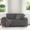 vidaXL Loveseat Sofa Dark Grey 160x77x82 cm Corduroy Fabric