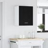 vidaXL Hanging Cabinet Riga Black oak 50 x 31 x 60 cm Engineered Wood