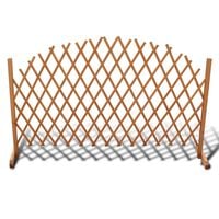 vidaXL Trellis Fence Solid Wood 180x100 cm