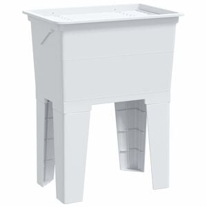vidaXL Laundry Tub White 59x41x75 cm Resin