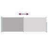 vidaXL Patio Retractable Side Awning 100x300 cm Grey