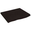vidaXL Wall Shelf Dark Brown 60x50x(2-4) cm Treated Solid Wood Oak