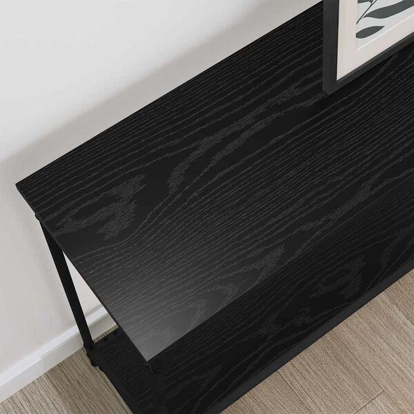 vidaXL Console Table Black oak 101 x 30.5 x 75 cm Engineered wood