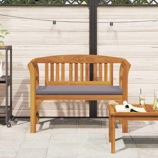 vidaXL Bench Natual Oil Finsing 114 x 46 x 82.5 cm Solid Acacia Wood