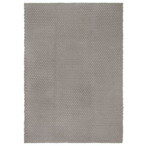 vidaXL Rug Rectangular Grey 180x250 cm Cotton