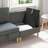 vidaXL Storage Ottoman Dark Grey