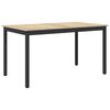 vidaXL Dining Tables 140 x 80 x 75 cm Engineered Wood Sonoma Oak