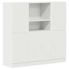 vidaXL 3 Piece Kitchen Cabinet Set White Engineered Wood