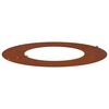 vidaXL suitable for Flat Tree Rings 5 pcs Brown &Oslash;40 / 70 cm